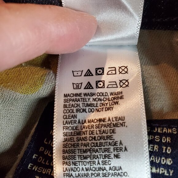 LUCKY BRAND SZ 0/25 Charlotte Rail Skinny Cropped Mid-rise Blue Jeans - Picture 13 of 13